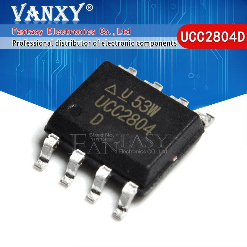 10pcs UCC2804D SOP UCC2804DRG4 SOP-8 UCC2804 SOP8 | Электронные компоненты и принадлежности