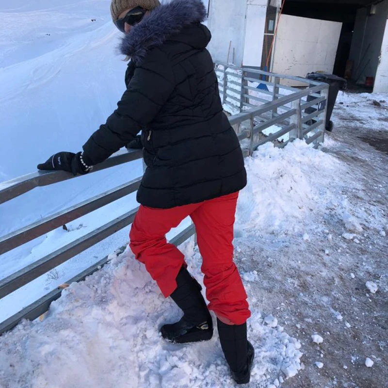 Женские сапоги с меховой бахромой VTOTA зимние теплые до колена на платформе