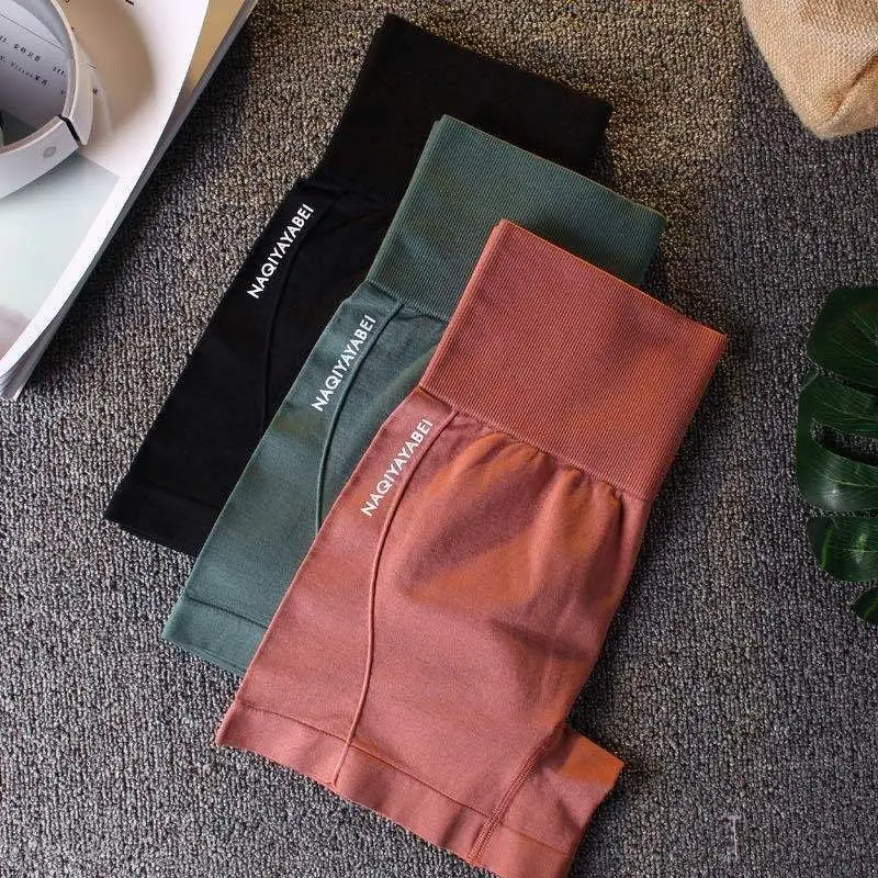 

Women Summer Shorts High Waist Stretch Basic Short Solid Elastic Breathable Pants Female Clothing Pantalones Sweatpants