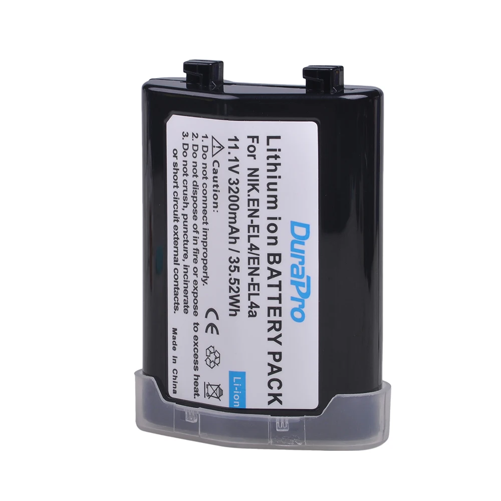 3200mAh EN-EL4 EN EL4 EN-EL4a ENEL4a Battery for Nikon D3 D3S D2Z D2H D2Hs D2X D2Xs D3X F6