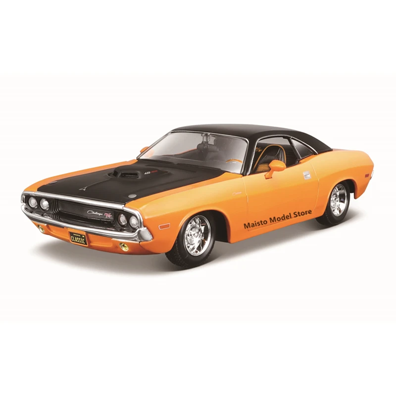 

Maisto 1:24 Modified version 1970 Dodge Challenger R/T Highly-detailed die-cast precision model car Model collection gift