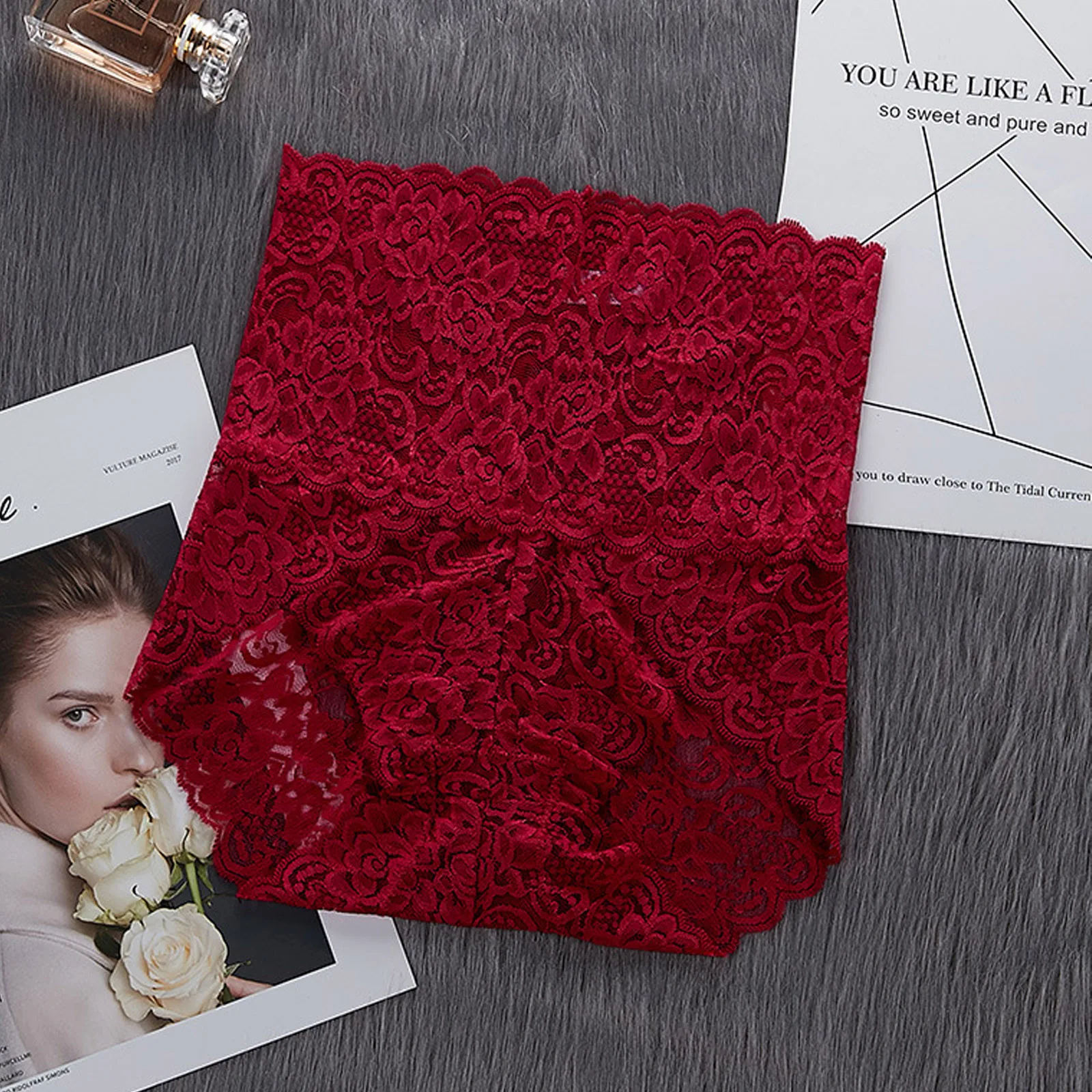 Для женщин кружевные трусики с высокой талией животик Управление трусы