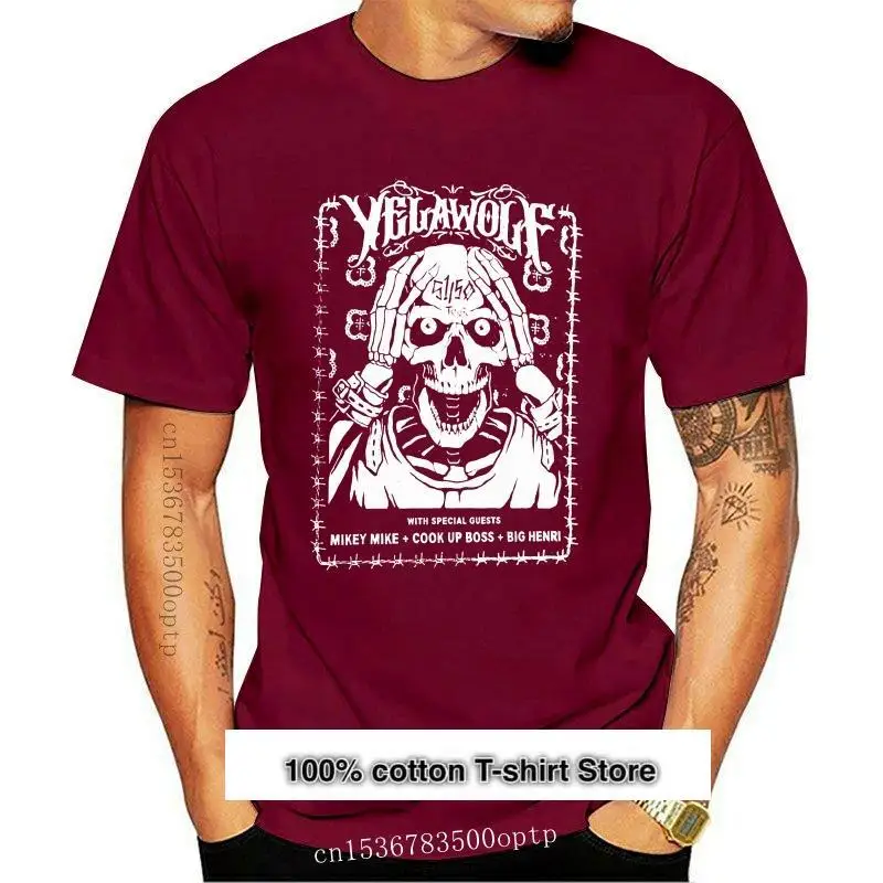 

Camiseta de la Band Yelawolf para hombre, популярная camiseta negra, talla S-3XL, новинка 2021