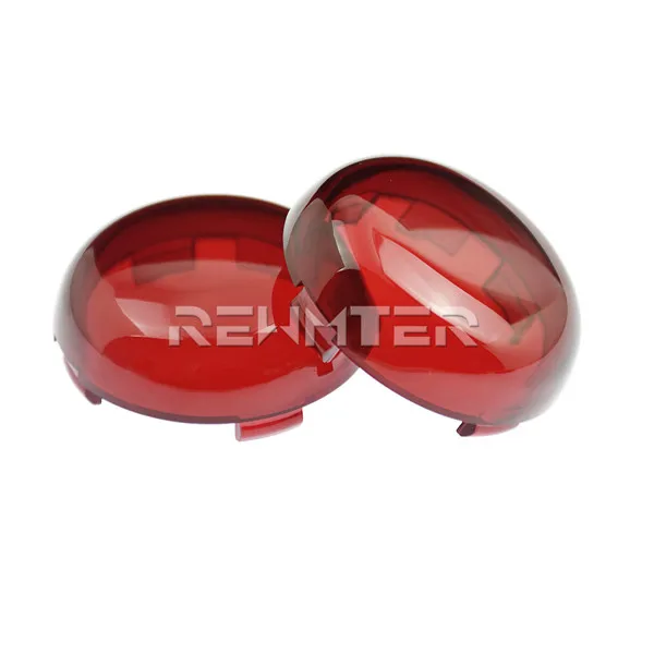 2pcs red 2 шт./4 шт. поворотные сигнальные фары поворотников крышка ABS для Harley Sportster 1200 883 Touring Electra Glide Road King Dyna Softail - Цвет: 2pcs red