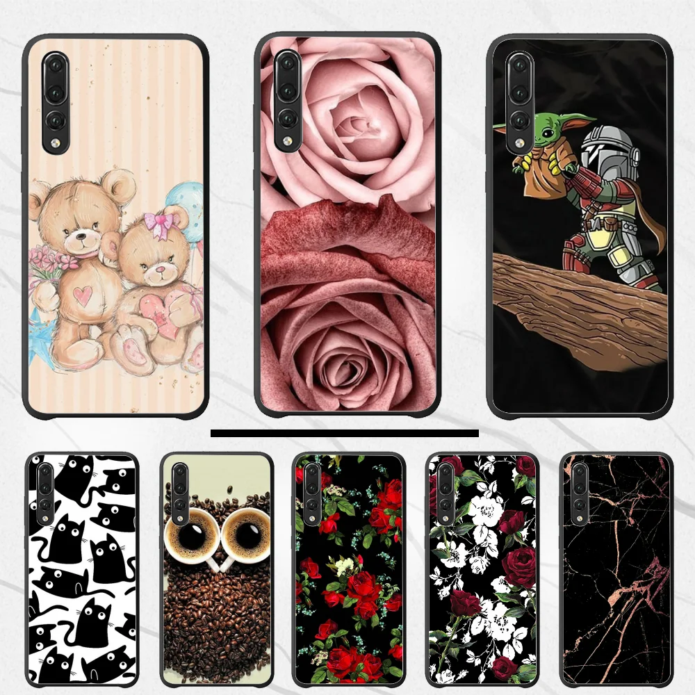 Для huawei P20 чехол ТПУ Мягкий силиконовый для телефона P10 20 pro lite plus 30 2019 P8 P7 2017 2016 PSMART