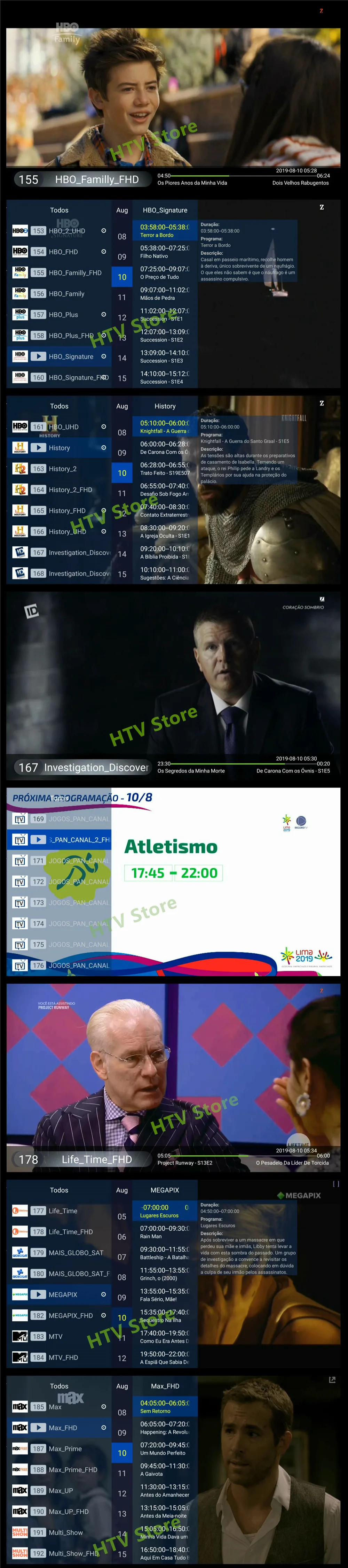 Ai tak pro 1 коробка HTV B tv B9 BOX Бразилия IP tv Android box 4K бразильские Бесплатные Каналы подписка с VOD воспроизведения и Live