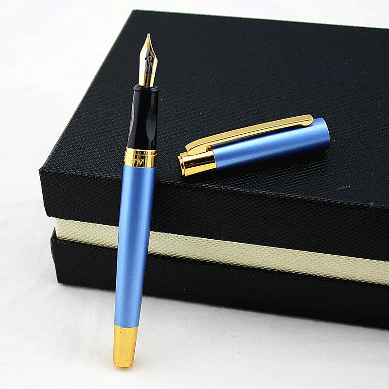 Ручка перьевая гладкая разноцветная с серебряным зажимом 0 5 мм|Перьевые ручки| |