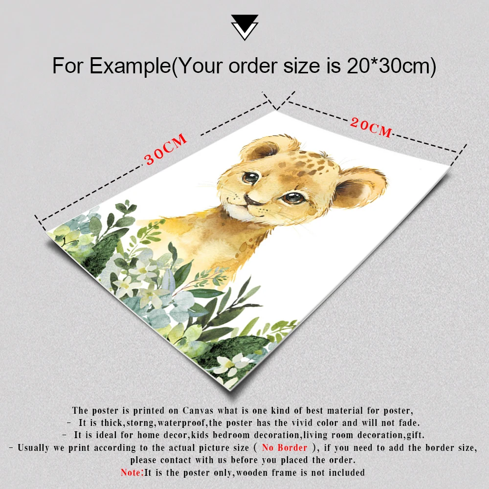 Постеры с изображением слона жирафа зебры тропических листьев джунглей животных