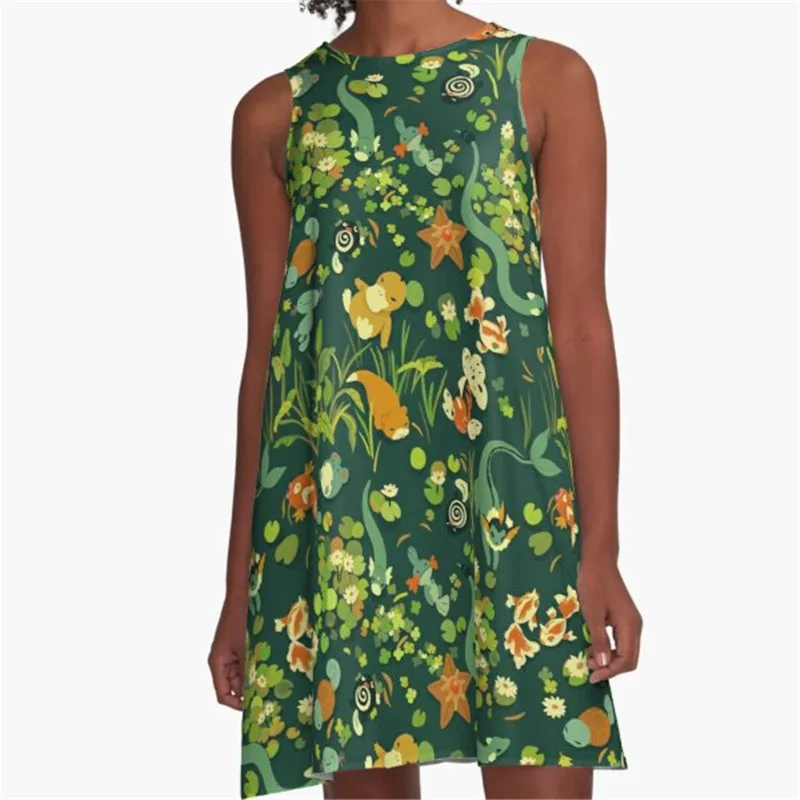 

Fashion Women summer dresses we love brains Printed A-Line Boho Dress for women harajuku Sexy ladies mini short beach dress