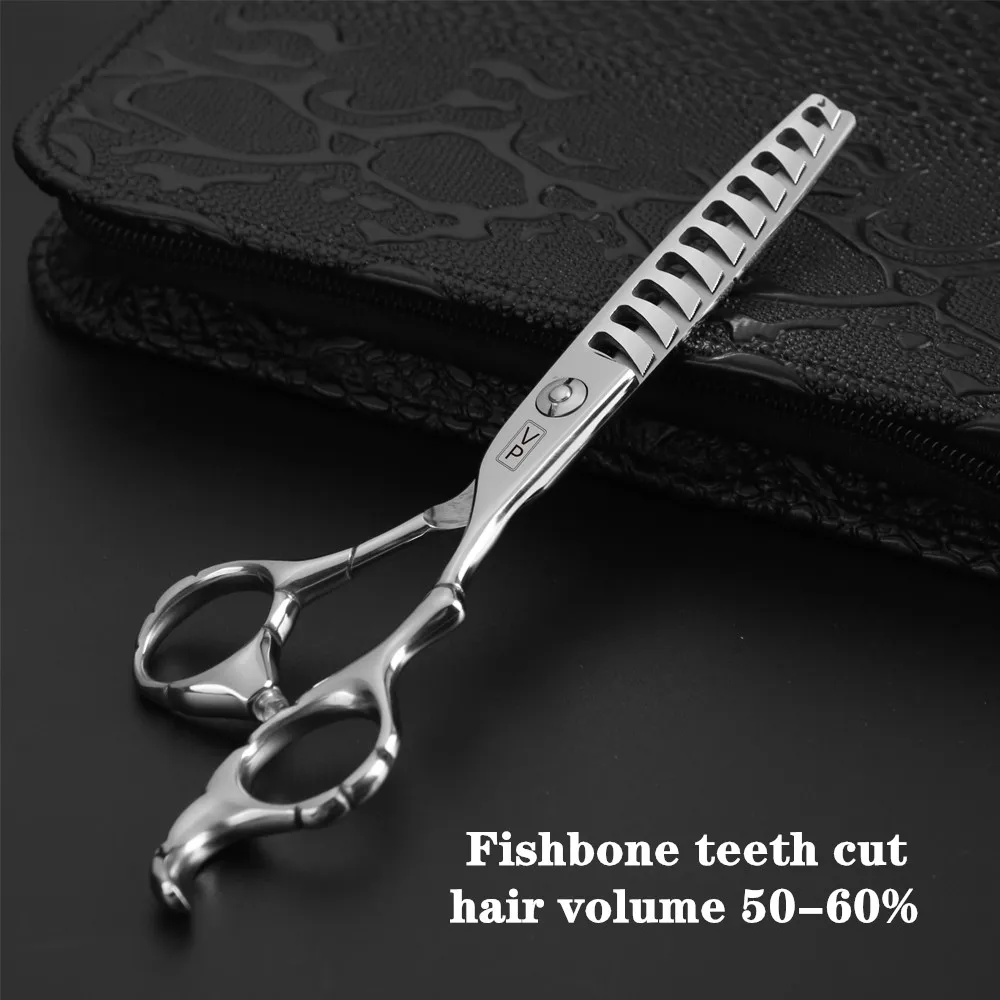 

6.0 Inch Hair Scissors Cutting Professional Barber Hair Scissors Salon Scisors Thinning Scissors Hairdressing Scissors set 440C