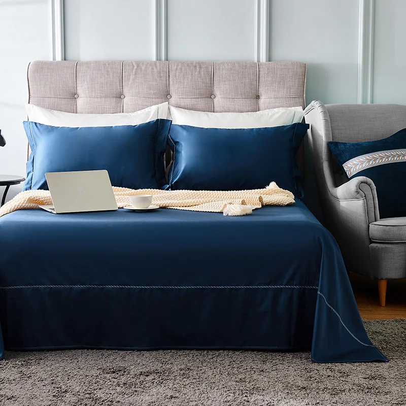 Новинка 3 шт. роскошное постельное белье из египетского хлопка с атласной