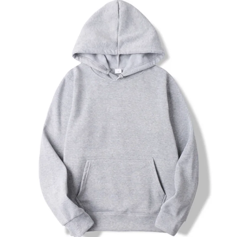 

Men's Hoodie Spring and Autumn Loose Pure Color Pullover Men's Casual Hooded Comfortable Daily Clothes Male Oversize S-4XL