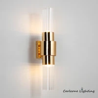 modern led wall lamp gold glass wall lamps for living room bedroom nordic home bedside wall light bathroom fixtures mirror light