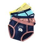 Хлопковое нижнее белье с рисунком для мальчиков детские трусики для 3, 4, 6, 8, 10, 12, 14 лет, детская одежда OKU203033