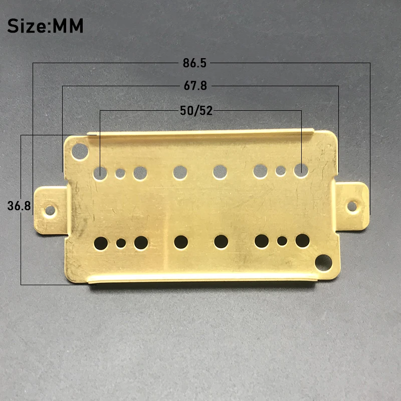 2 stücke messing humbucker gitarre pickup basis platte grundplatte 50mm pole abstände für lp elektrische gitarre ersatz teile free glob
