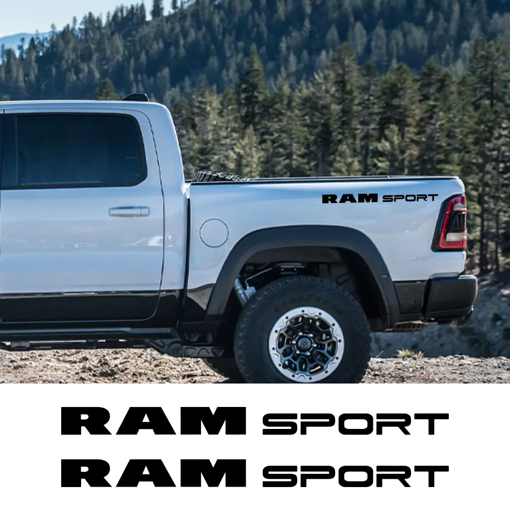 Боковые наклейки на заднюю кровать пикапа для Dodge RAM 1500 2500 Rebel Truck Graphics фирменные
