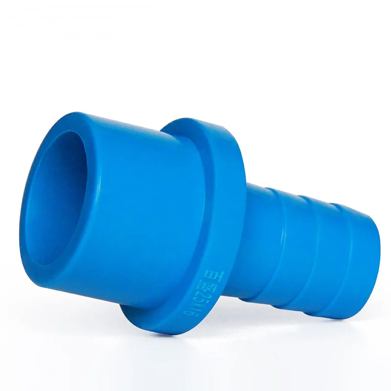 Пластиковая пагода для подключения из ПВХ прямая синяя сопло воды мягкая и