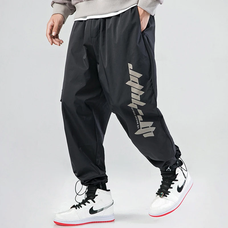 

Reflective Sweatpants Men 2020 New Fashion Hip Hop Baggy Pants Men High Street Joggers Pants Male Elastic Waist Harem Pants