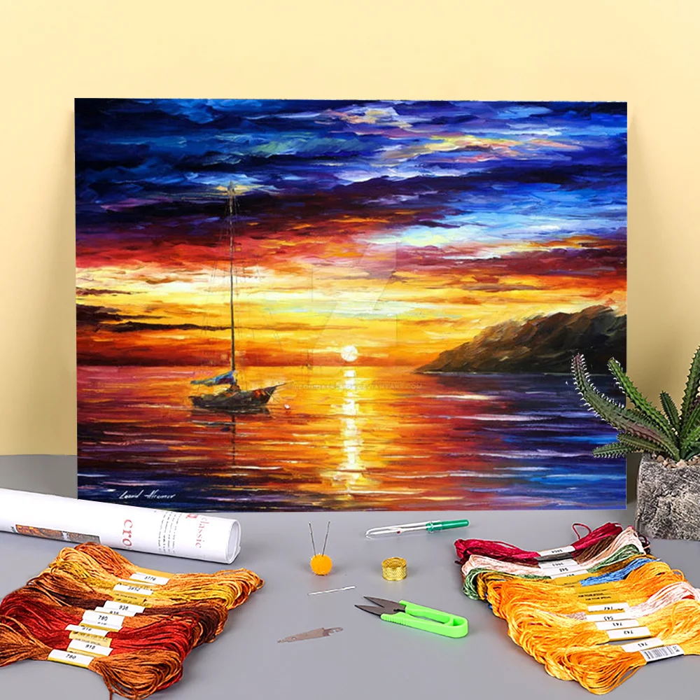 

Отдыхая на горке с предварительно нанесенными надписями 11CT, перекресная строчка, вышивка DMC Темы ремесло живопись штамп