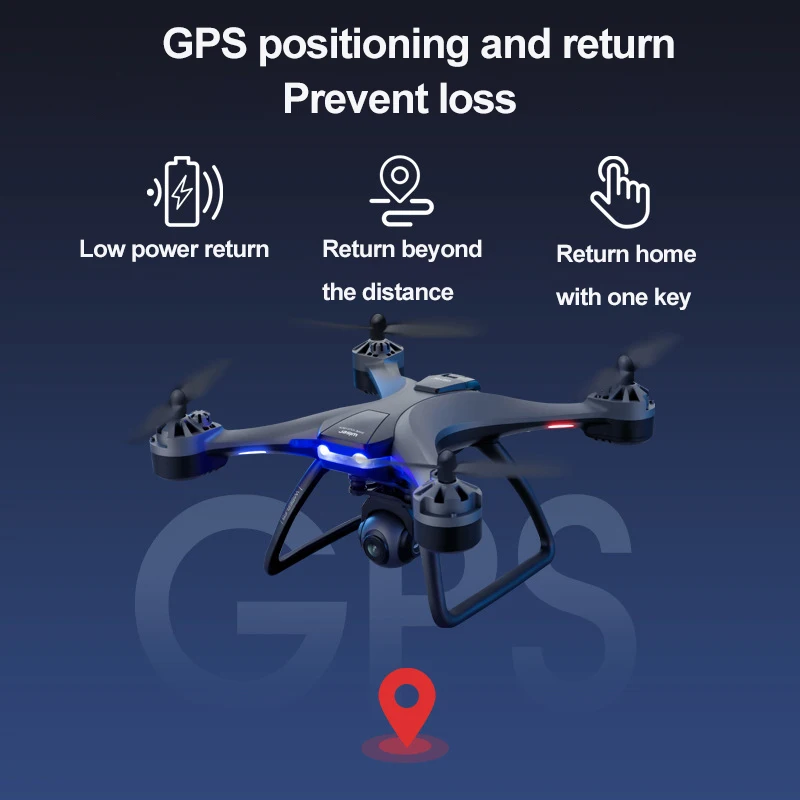 

F5 GPS Dual HD Camera Drone Quadcopter Drone 6k mechanical gimbal Professional camera 5G wifi system Rc drone distance 2000m