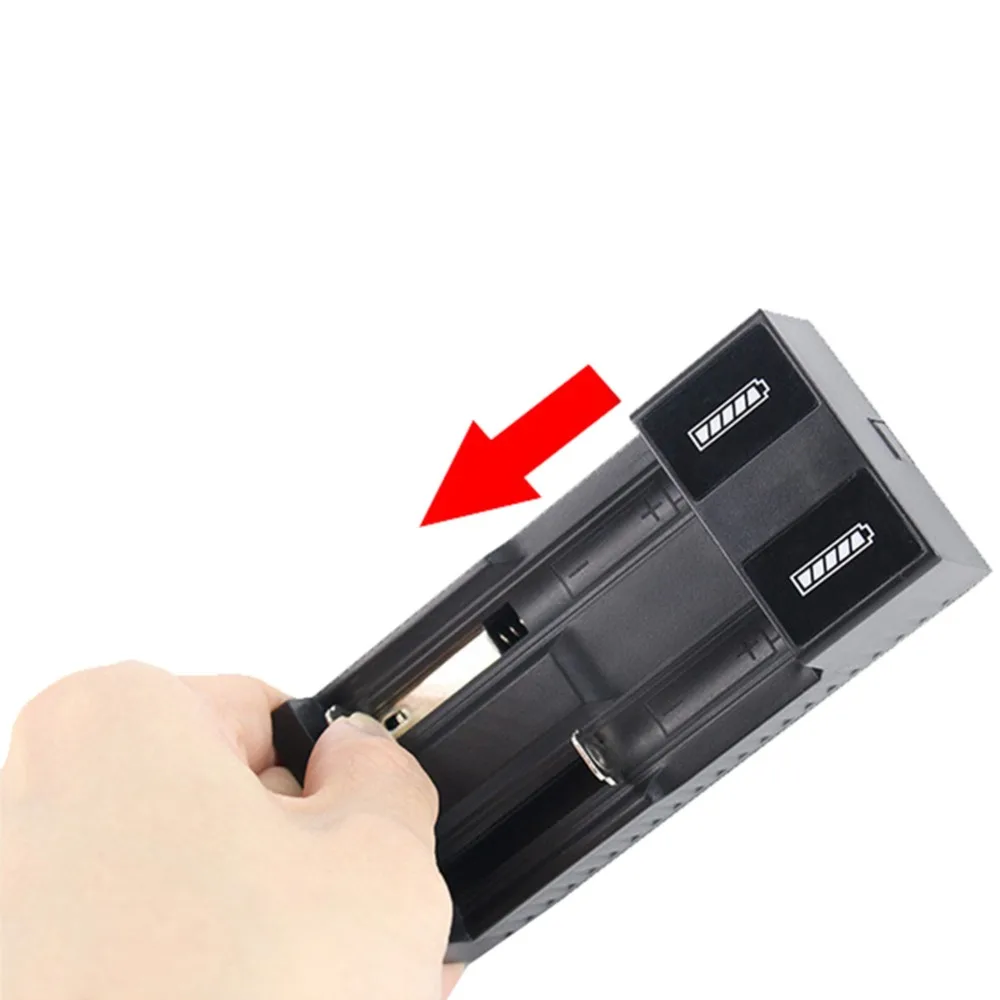 Универсальное зарядное устройство с 2 USB разъемами для литий ионных
