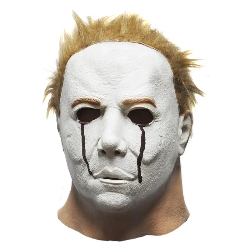 Хэллоуин пугающая маска Mystery Michael Myers Maske Movie horror латексная для косплея маскарадные