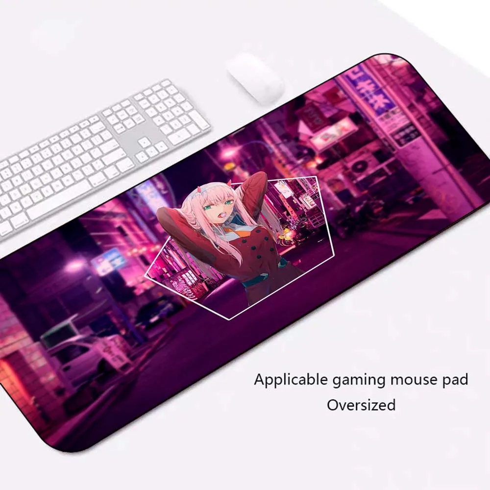 

GuJiaDuo Anime Mouse Pad Xxl Zero Two Notebook Gamer PC Mini Gaming Accessories Keyboards Mat Darling In The Franxx Mouse Pad