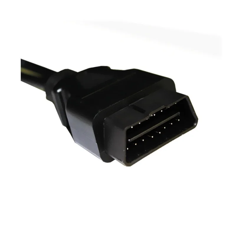 30 см OBD2 16PIN Мужской Двойной Женский Y разъем сплиттер ELM327 мм удлиняющий кабель для