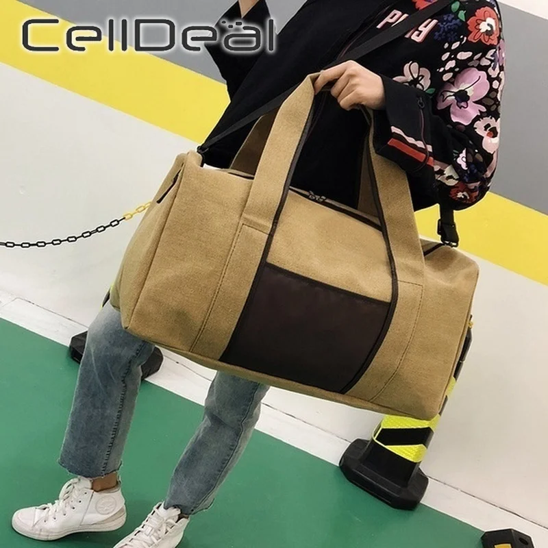 Холщовые дорожные сумки переносные вещевые дорожная сумка-тоут большая сумка