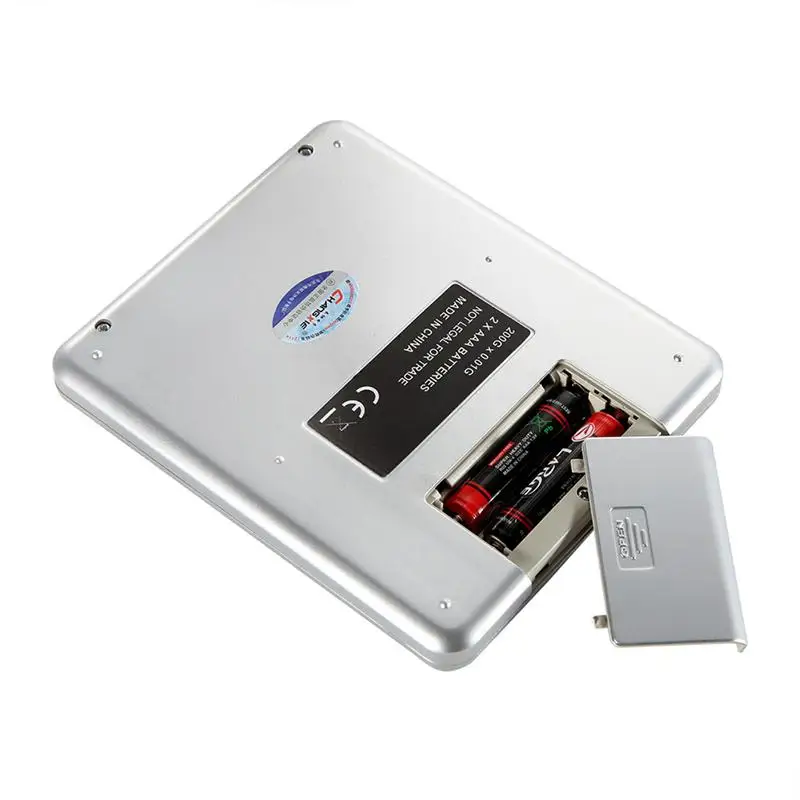 

Kitchen Electronic Scale Portable Baking Scale High-Precision Electronic Balance Silver