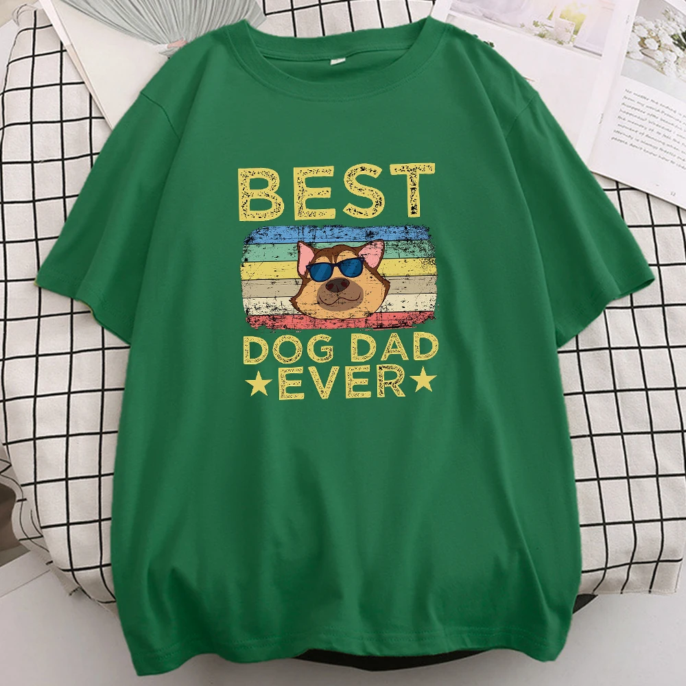 

Лучший корм для собак папа принт для женщин футболки больших размеров Размеры S-Xxxl футболки свободного кроя в стиле «хип-хоп», футболка с кор...