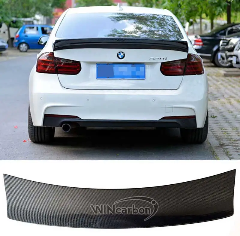 LB представление Стиль Настоящее углеродное волокно задний спойлер для BMW 3 SERIES F30