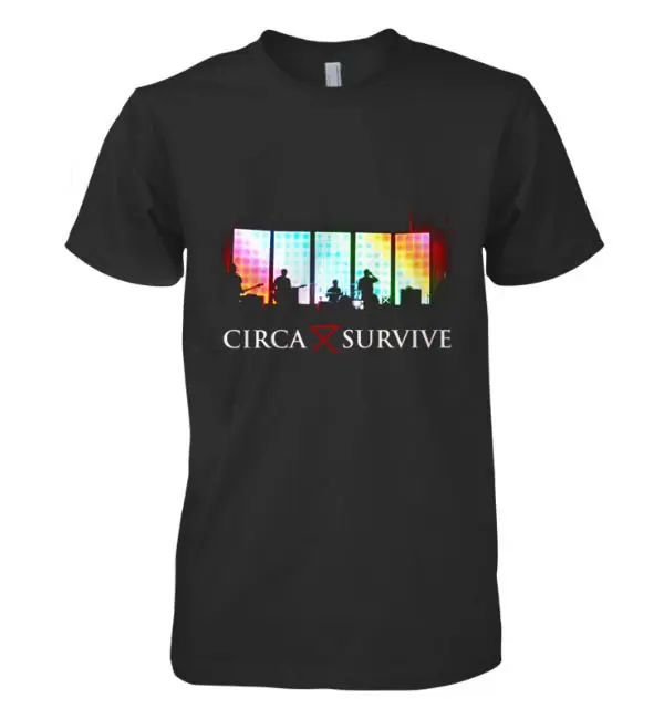 Circa Survive American Rock Band Альтернативная Мужская Футболка размер S 3XL обычные хлопковые