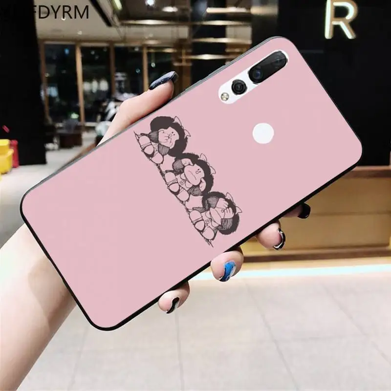 

Mafalda Hot Sale Fitted Phone Case Huawei Y6P Y8S Y8P Y5II Y5 Y6 2019 P Smart Prime Pro