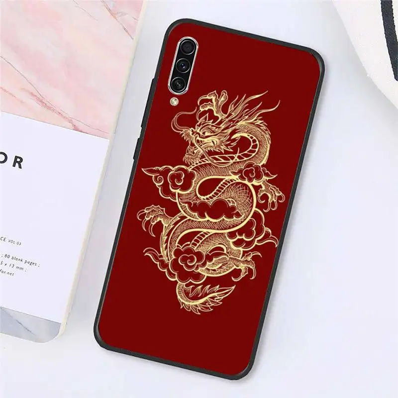 

Dragon Chinese style pattern Phone Case For Samsung galaxy S 9 10 20 A 10 21 30 31 40 50 51 71 s note 20 j 4 2018 plus