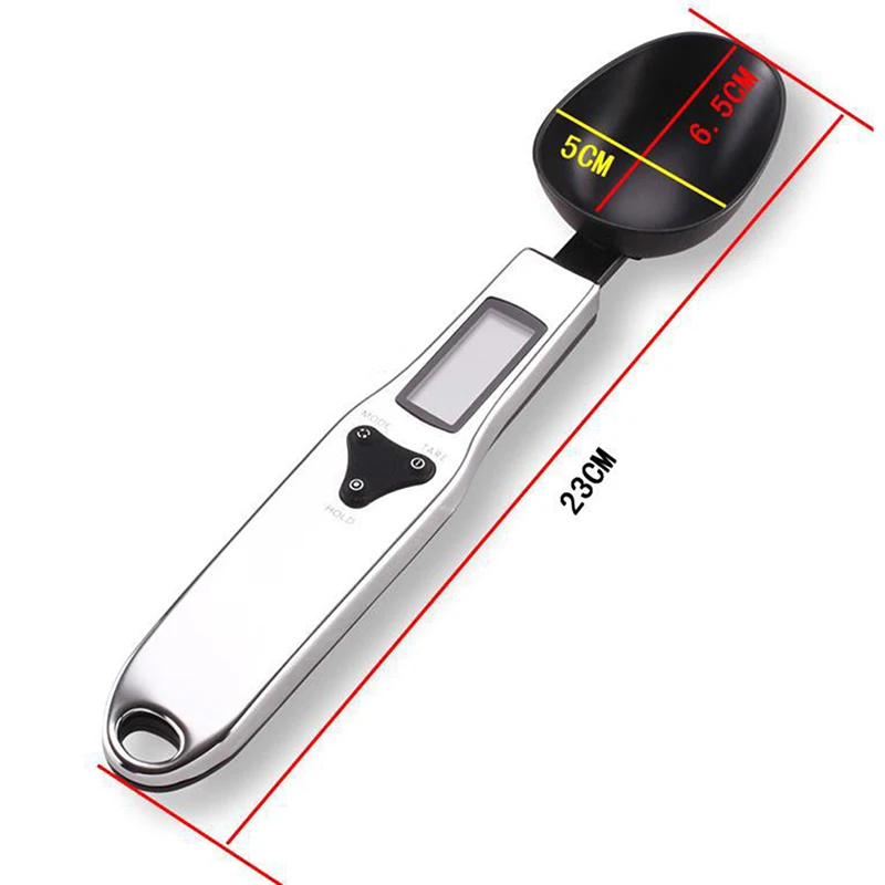 

Portable LCD Digital Kitchen Scale Measuring Spoon Gram Electronic Spoon Weight Volumn Food Scale Dropship