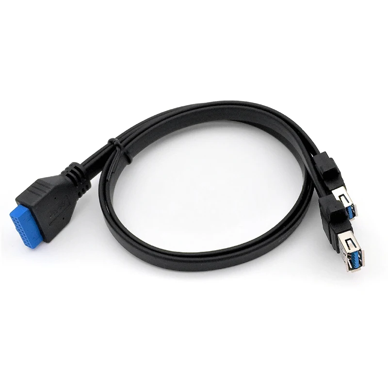 Двухпортовый usb кабель 3 0 Для материнской платы 20Pin питания GK99|Кабели передачи