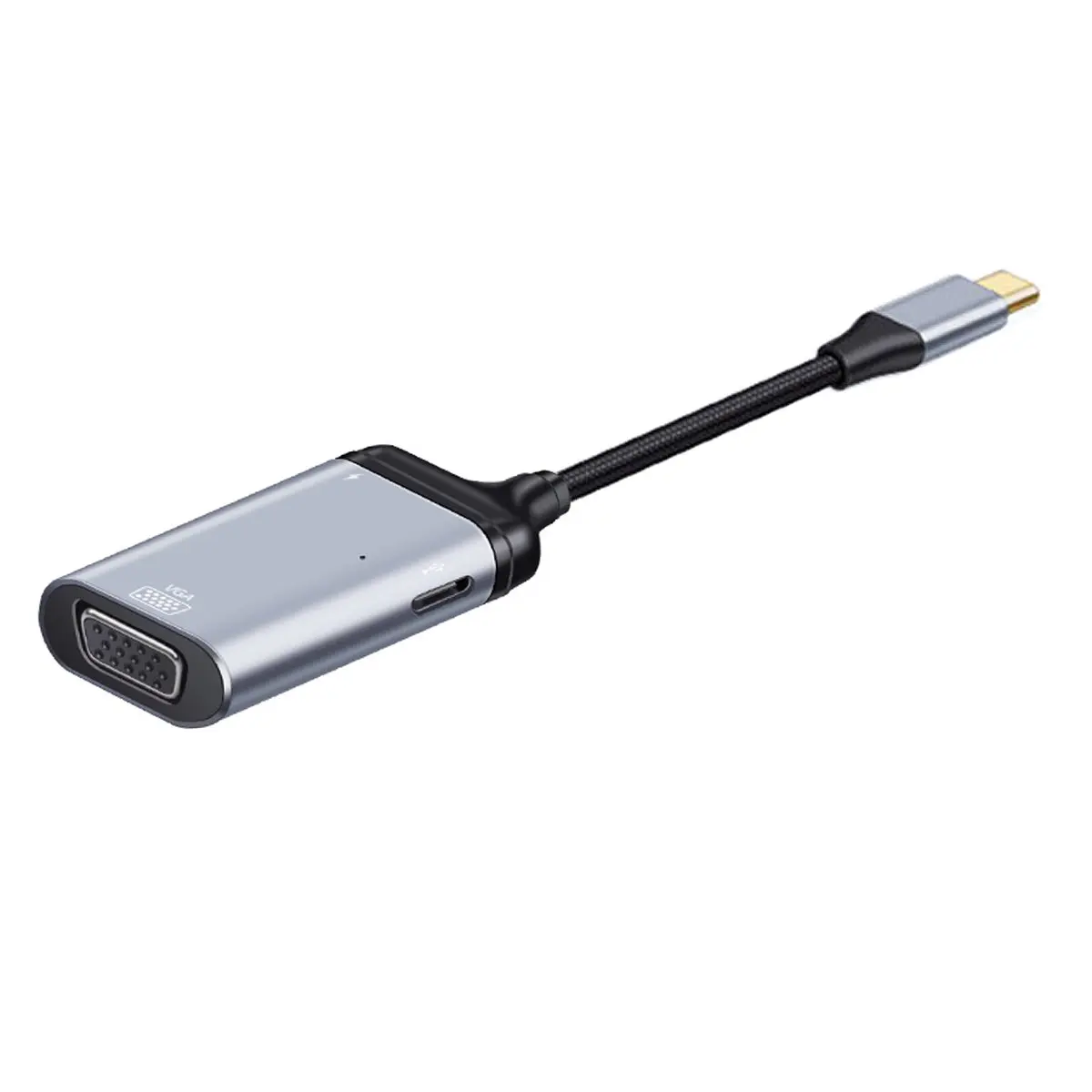 Фото CY USB-C Тип C to VGA преобразователь RGB hdtv-адаптер 60 Гц 1080p Женские туфли на плоской CY USB-C Тип C to VGA преобразователь RGB hdtv-адаптер 60 Гц 1080p Женские туфли на плоской