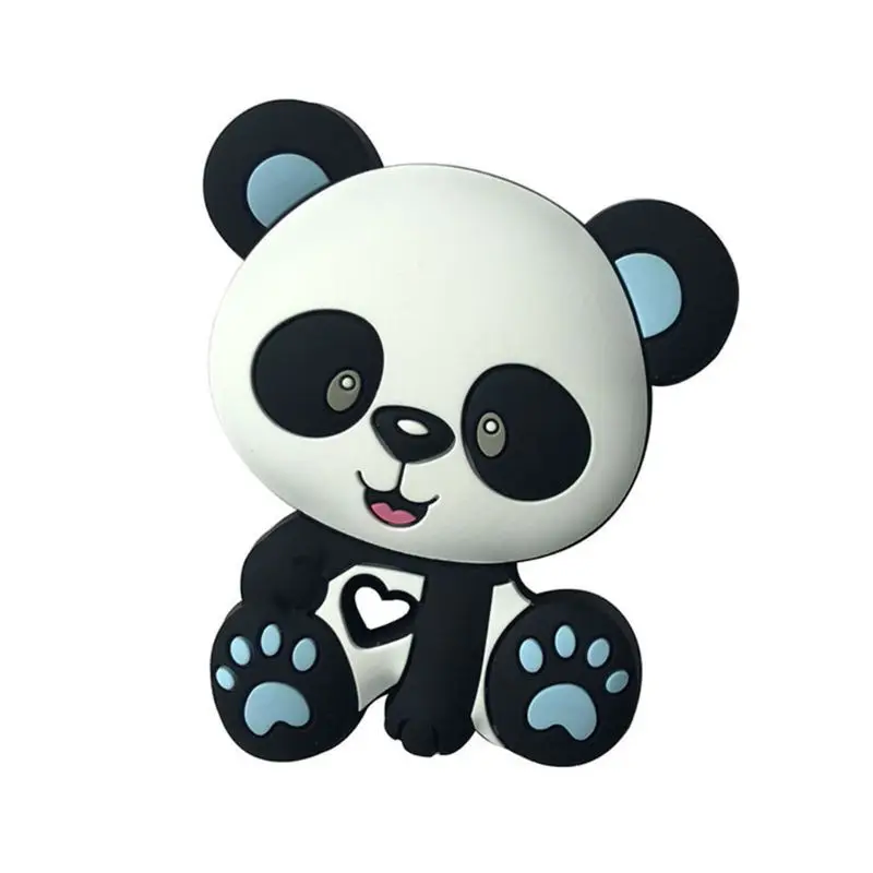 Бусины для грызунов панды силиконовые игрушки прорезывателя Прорезыватель