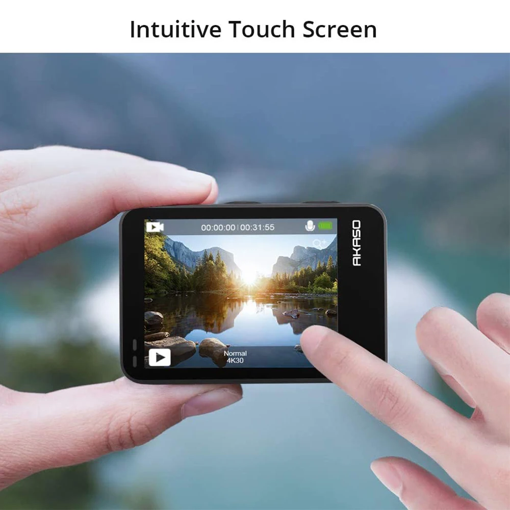 للبيع كاميرا أكسو 7 LE 4K 30FPS 20 ميجابكسل تعمل بالواي فاي تعمل باللمس كاميرا تعمل بالتحكم عن بعد كاميرا تحت الماء كاميرا خوذة مضادة للمياه