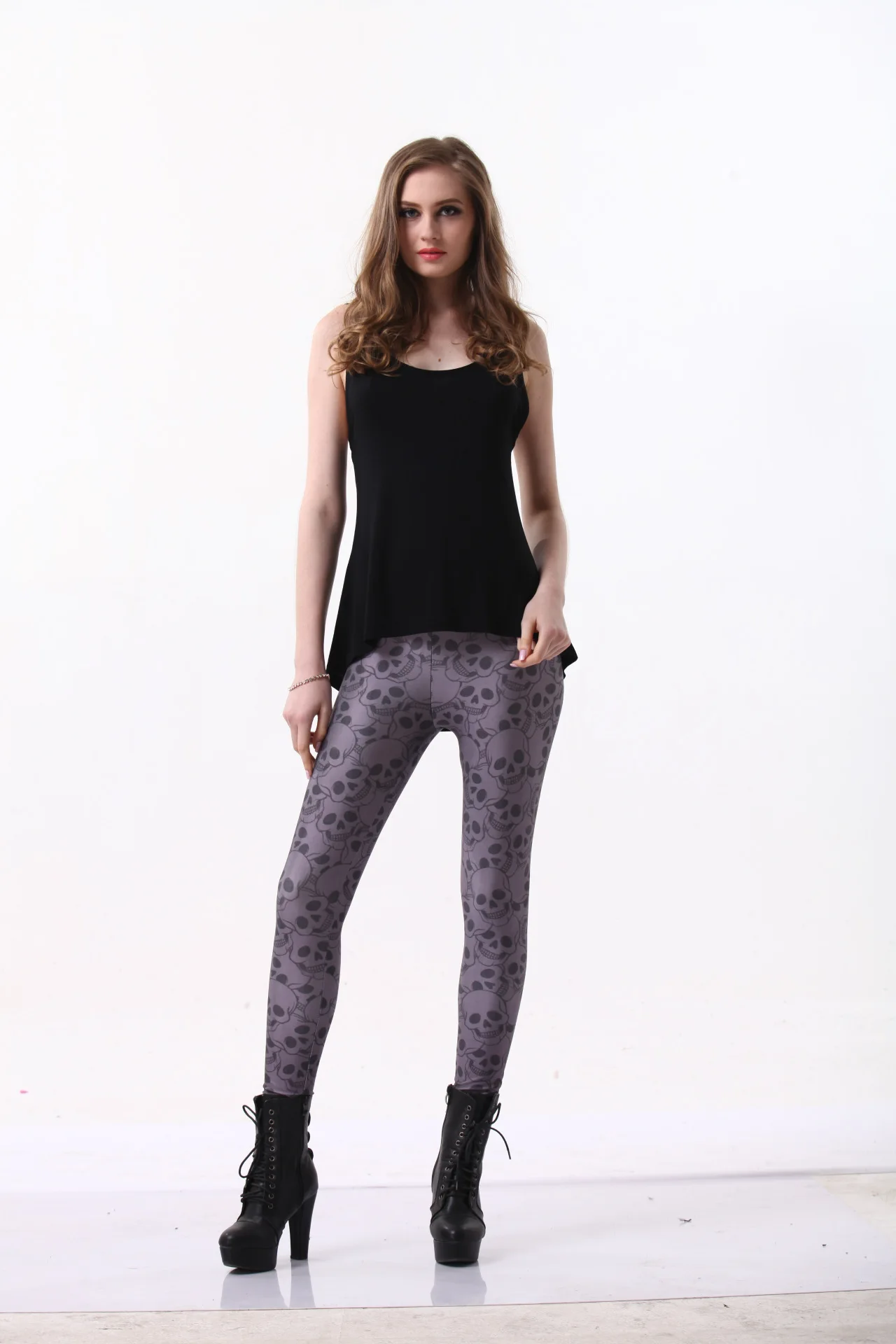 Новое поступление леггинсы с принтом джеггинсы для женщин бесшовные высокая