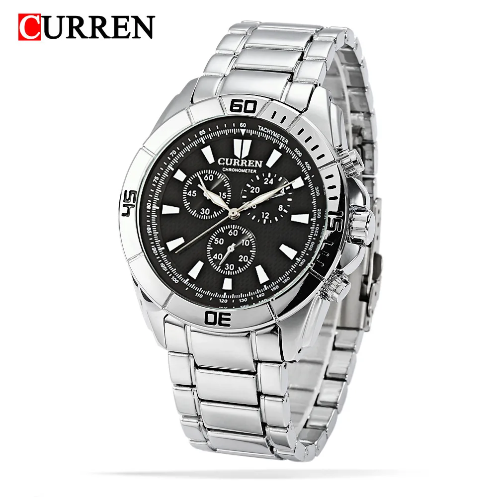 

Curren 8044 Men Watch Waterproof Male Steel Belt Business Leisure Relogio Masculino Mens Watches Top Brand Luxury Clock For Sale