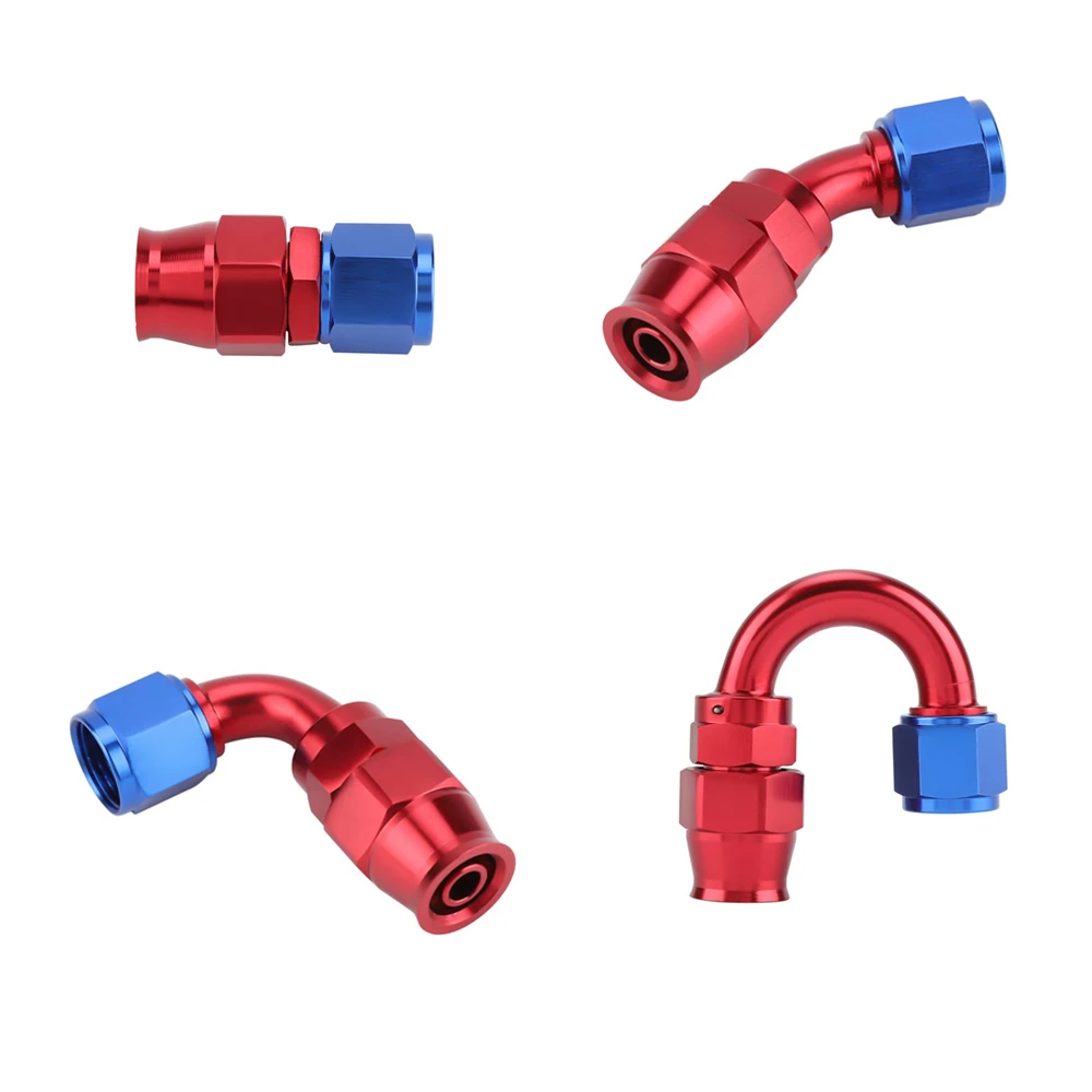 AN4 Топливопровод конец шланга поворотный для заливки масла адаптер охладителя