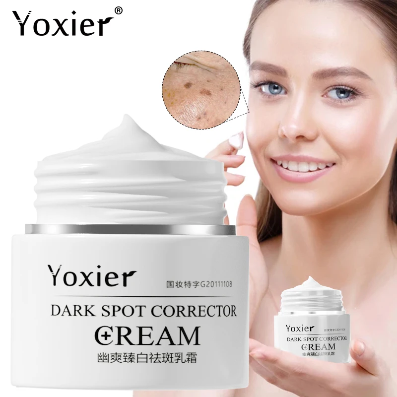 

Yoxier Face Cream Dark Spot Corrector Anti-Aging Whitening Moisturizing Remove Sunburn Dark Spots and Acne Pigmentation 30g
