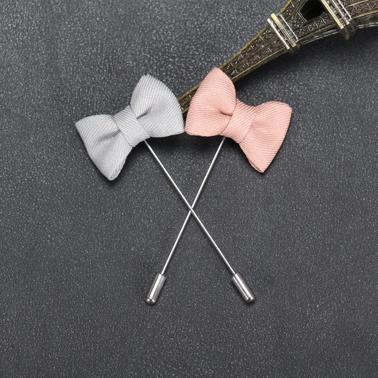 Linbaiway Handmade Bow Lapel Pin Brooch for Mens Vintage Fabric Stick Men Wedding Dress Bouquet Corsage | Украшения и аксессуары