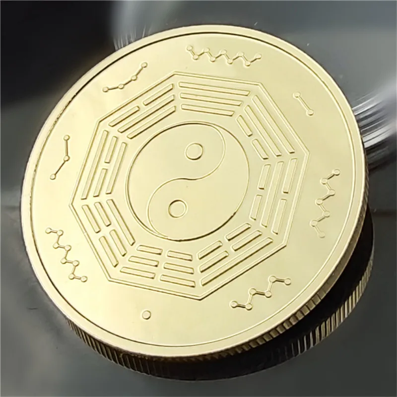 

The Eight Trigrams Commemorative Coin Gossip Religious Belief Taoism Medal Taishang Laojun Chinese Traditional Ancestors Badge