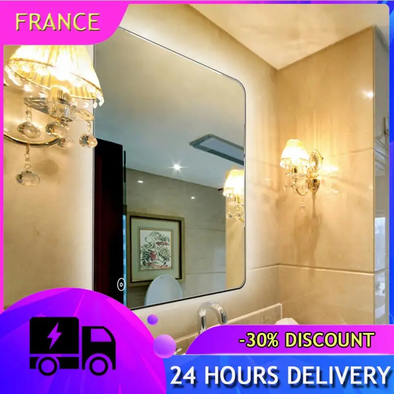 

Зеркало для ванной комнаты 70 Х5, 0 см, настенное зеркало для ванной с противотуманной яркостью, диммер, светодиодное зеркало для красоты, маки...