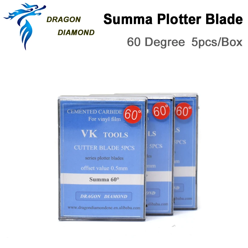 DRAGON DIAMOND 5 шт. Summa плоттер с лезвием для резки 60 градусов виниловый резак запасные
