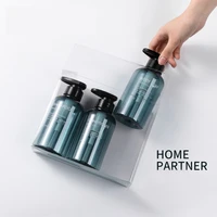 3pcsset liquid soap dispenser bottle set hand sanitizer bottle shampoo body wash shower gel bottle outdoor travel tools