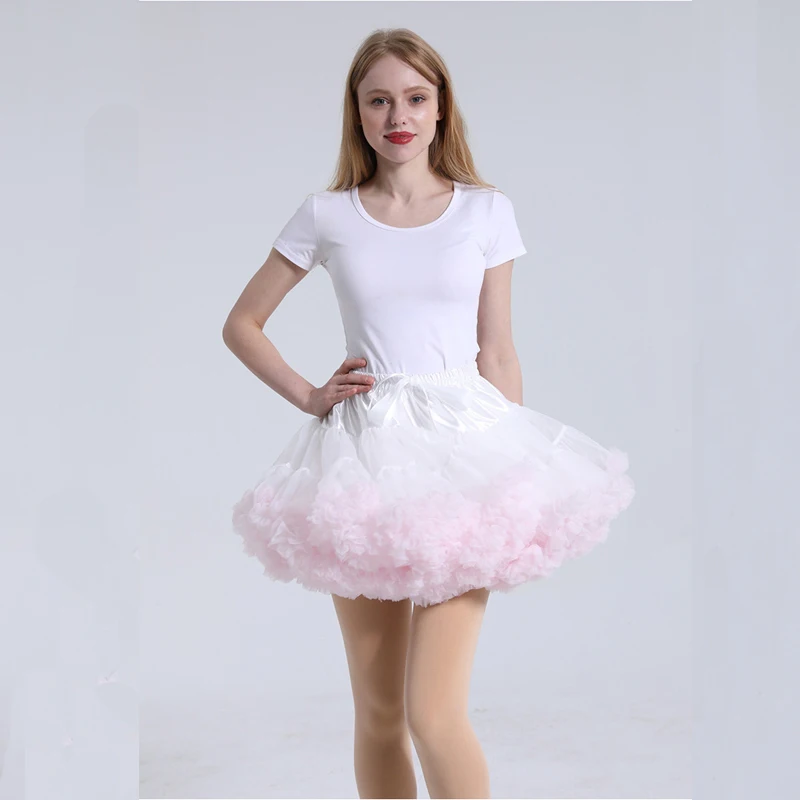 

Женский винтажный тюлевый мини-подъюбник с оборками